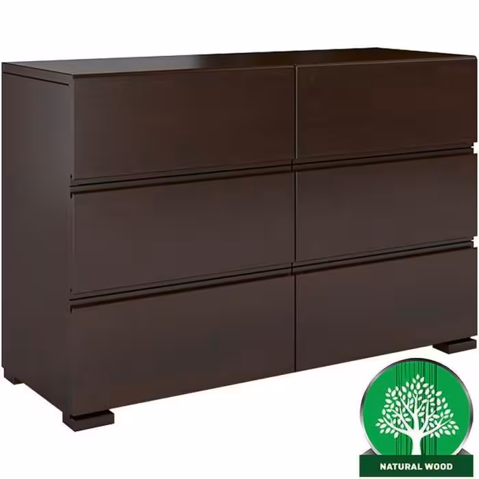 Komoda Drewniana Sosnowa 6s Skandica Vestre Palisander