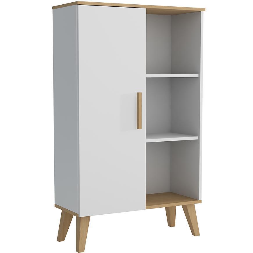 Witryna P Dita white/oak sonoma