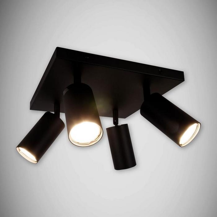 Kinkiet Manam GU10 4D black 0376 K4