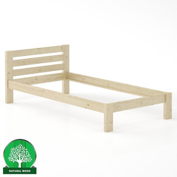 Łóżko Sosna LK127–100x200 surowy