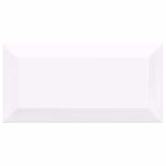 Glazura Metrotiles white glossy 10/20