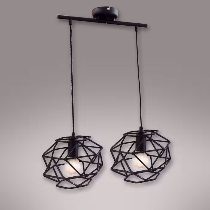 Lampa Cage 2700/Z-B-2 Czarna LW2