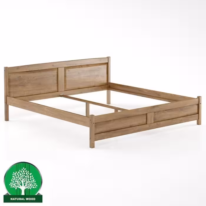 Łóżko Sosna LK104–200x200 dąb