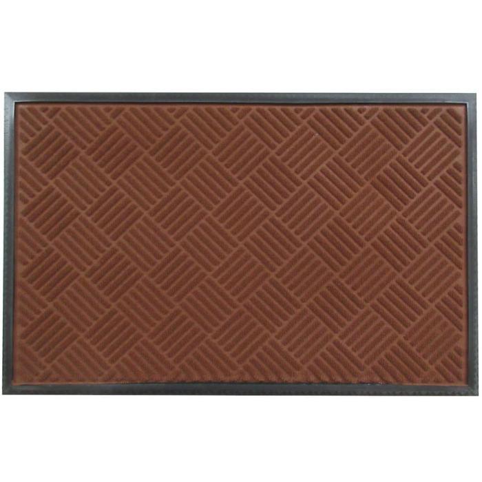 Wycieraczka wytłaczana brąz premium 60x90 Cmrb60900
