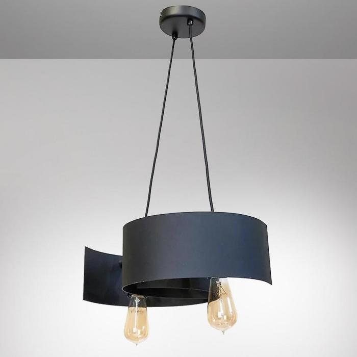 LAMPA TWIST 2706/Z-B-2 CZARNA LW2