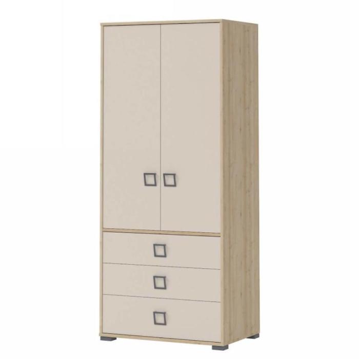 Szafa 2D3S Kiki G23-BK/KI-01 beech/sand
