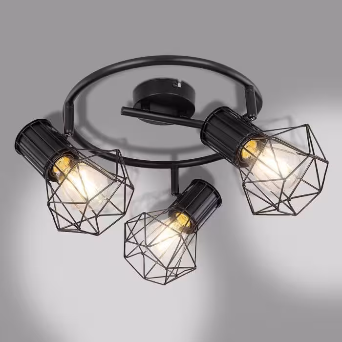 Lampa 54017-3 Czarny drut LS3