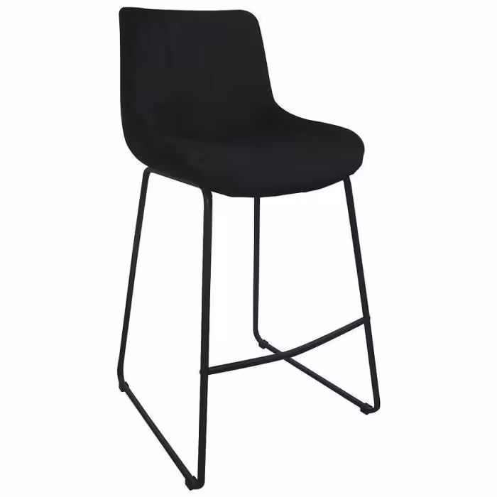 Krzesło barowe 2-184a Black Velvet