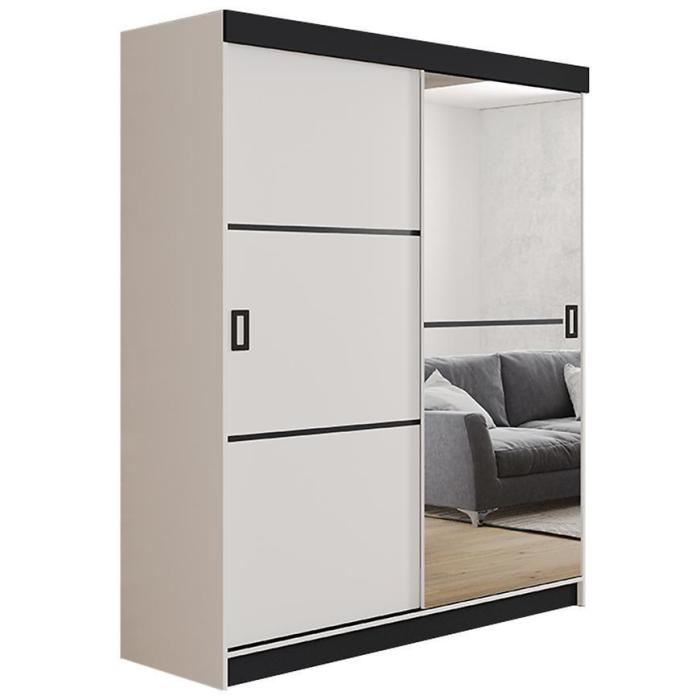 Szafa Retro 138 2L biała / front biały