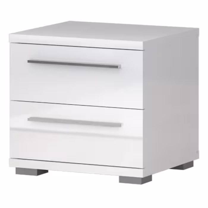 Szafka nocna PIANO NS2/PN-70/KA-70 crystal white