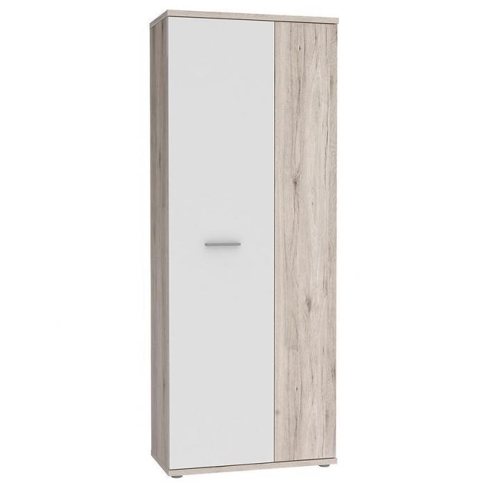 Szafa Net 5p Dąb Piaskowy/Biały