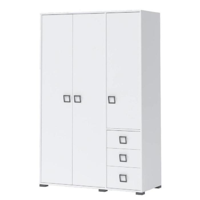 Szafa 3D3S Kiki G33-BE/KI-15 white/white
