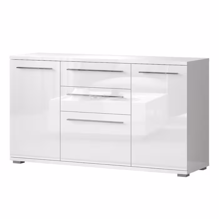 Komoda Piano K180-3K2F/PN-70/KA/70 crystal white
