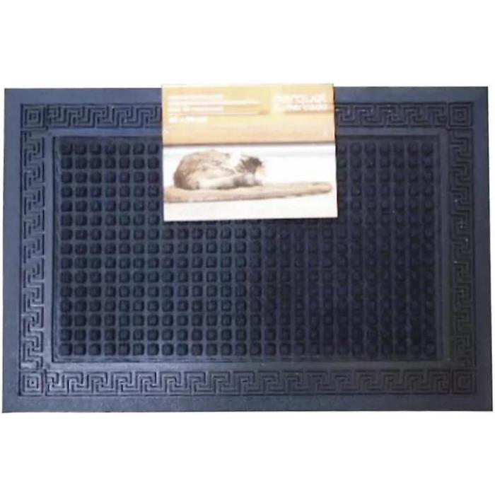 Wycieraczka Greek key square black 40x60