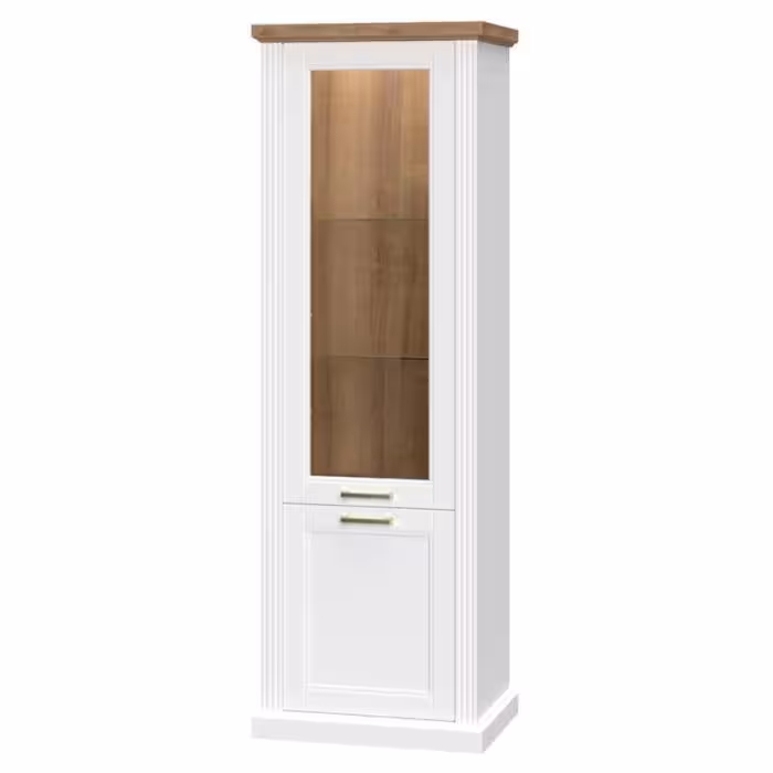 Witryna Tara V2SV white/pacific walnut