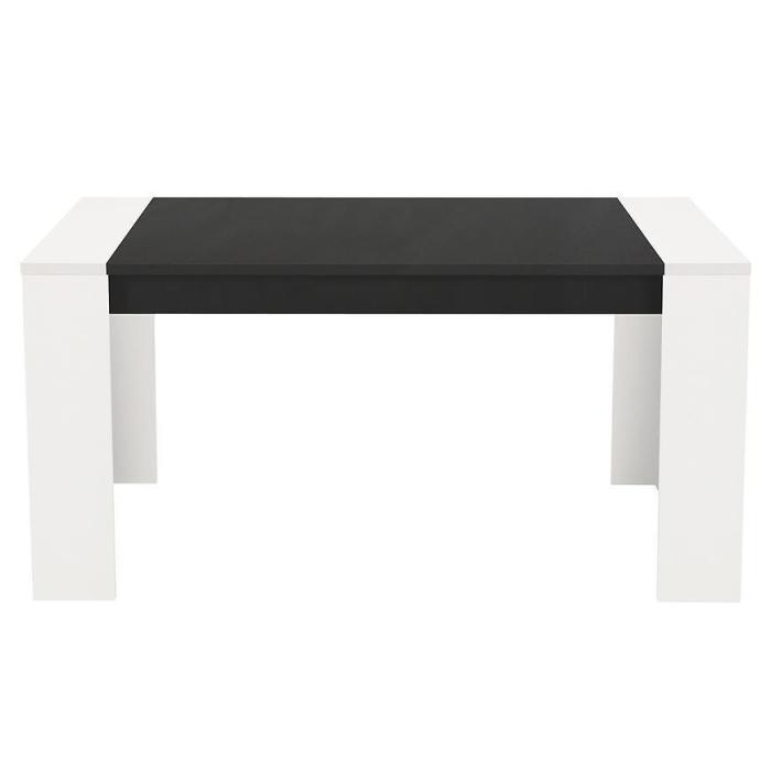 Stół Cremona TS 155x90 biały/czarny 11008805