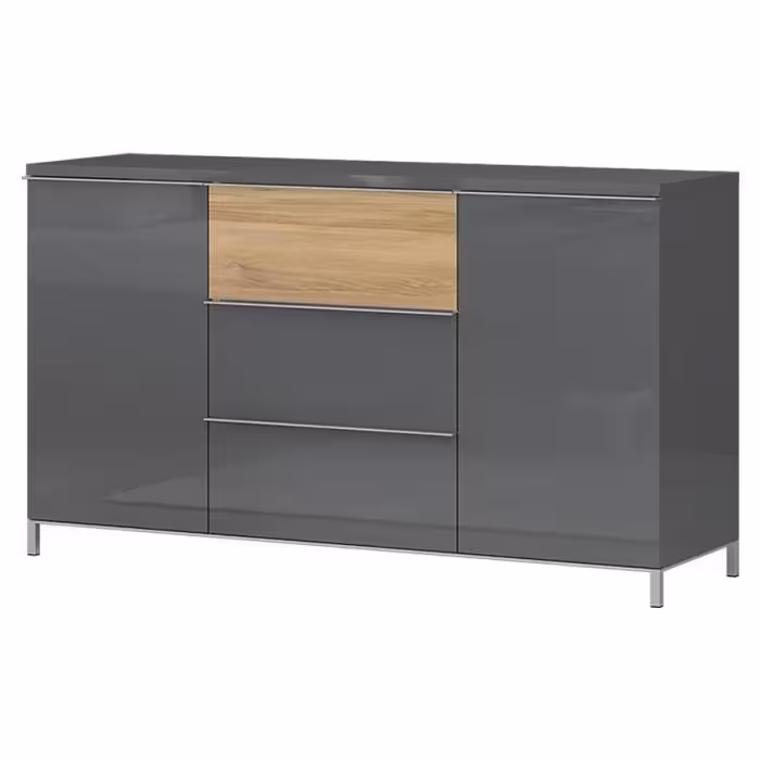 Komoda 2d3s Onyx k23/on pacific walnut/anthracit