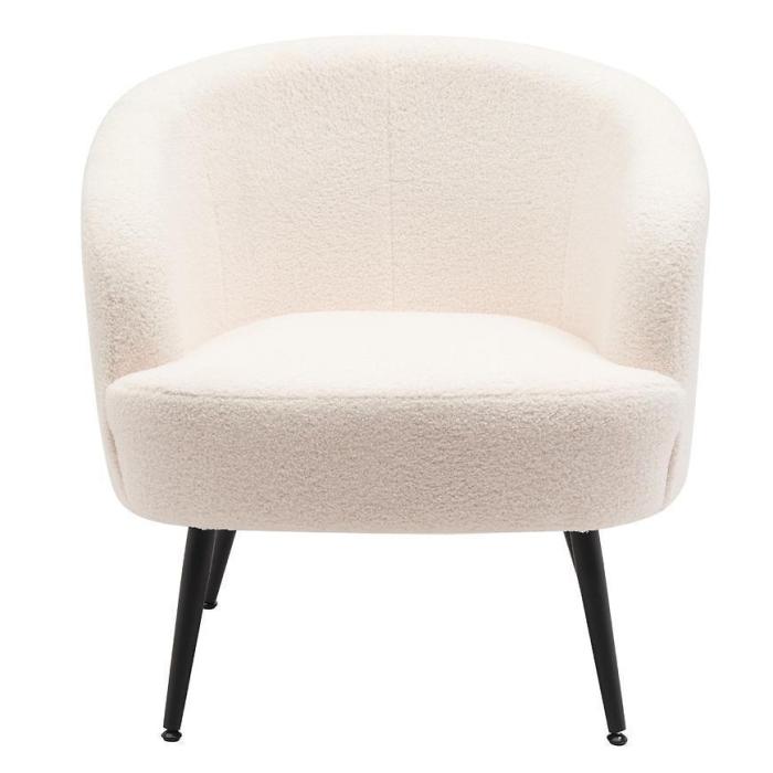Fotel Mal Teddy White