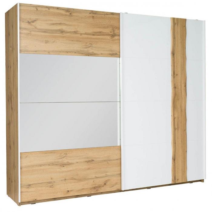 Szafa Wood 12 250 cm biały/wotan