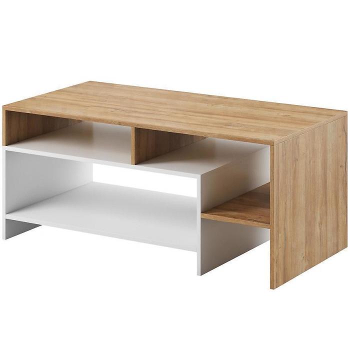 Ława Alva grande oak/biały mat