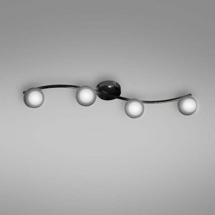 Lampa Mars AS-8006-04-6195 czarny-chrom LS4