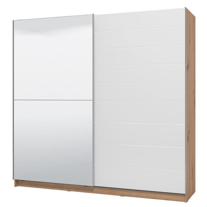 Szafa Mondego 220 artisan/biały połysk