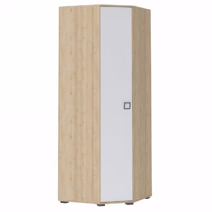 Szafa narożna 3D3S Kiki PUG-BK/KI-15 beech/white