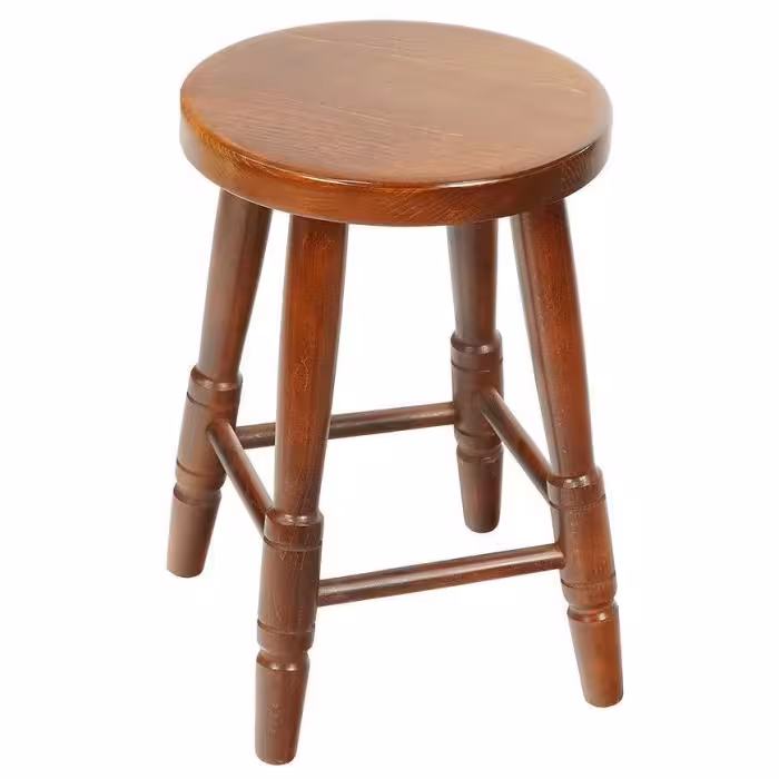Taboret Okrągły 689 Kasztan