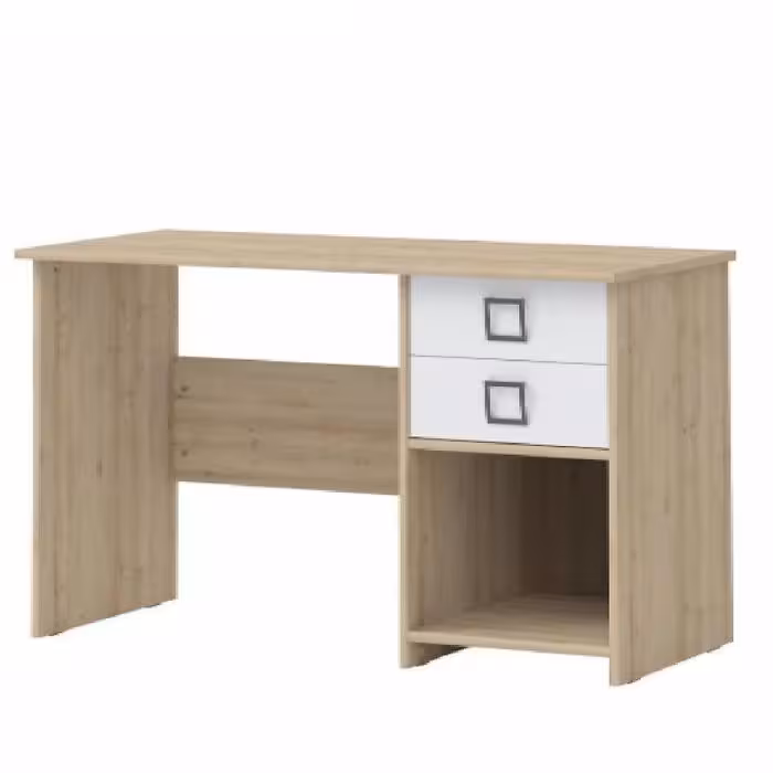 Biurko Kiki KS6-BK/KI-15 beech/white
