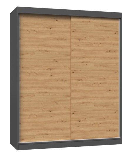Szafa Sabina 160 dąb artisan/antracyt