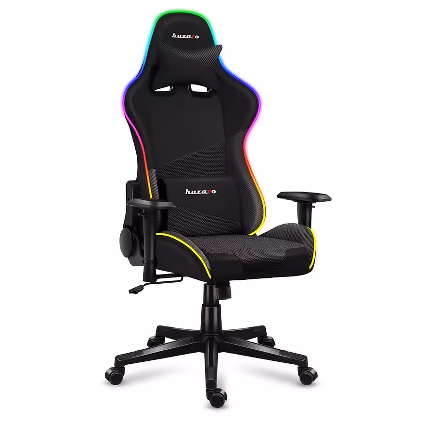 Fotel gamingowy Hz-Force 6.2 Black RGB