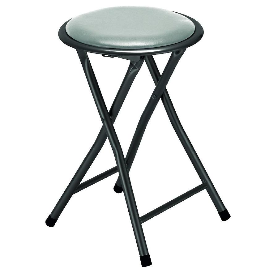 Taboret składany Alto Black szary