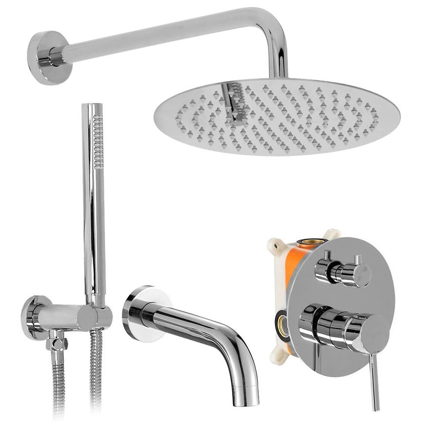 Zestaw podtynkowy Lungo chrom Rea P6612