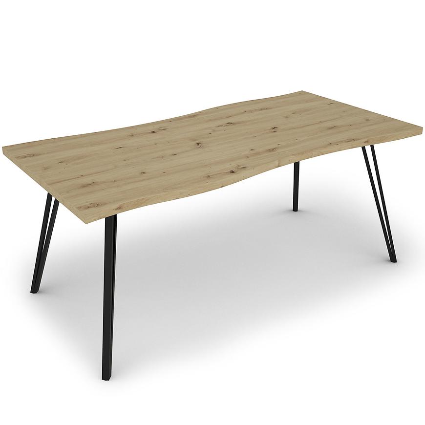 Stół Log TB 90x180 artisan/czarny