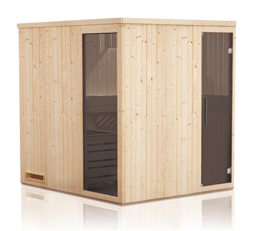Sauna PERHE 2020 V + witryna