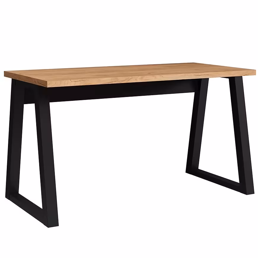 Biurko Iga Dąb Craft / Czarny Mat