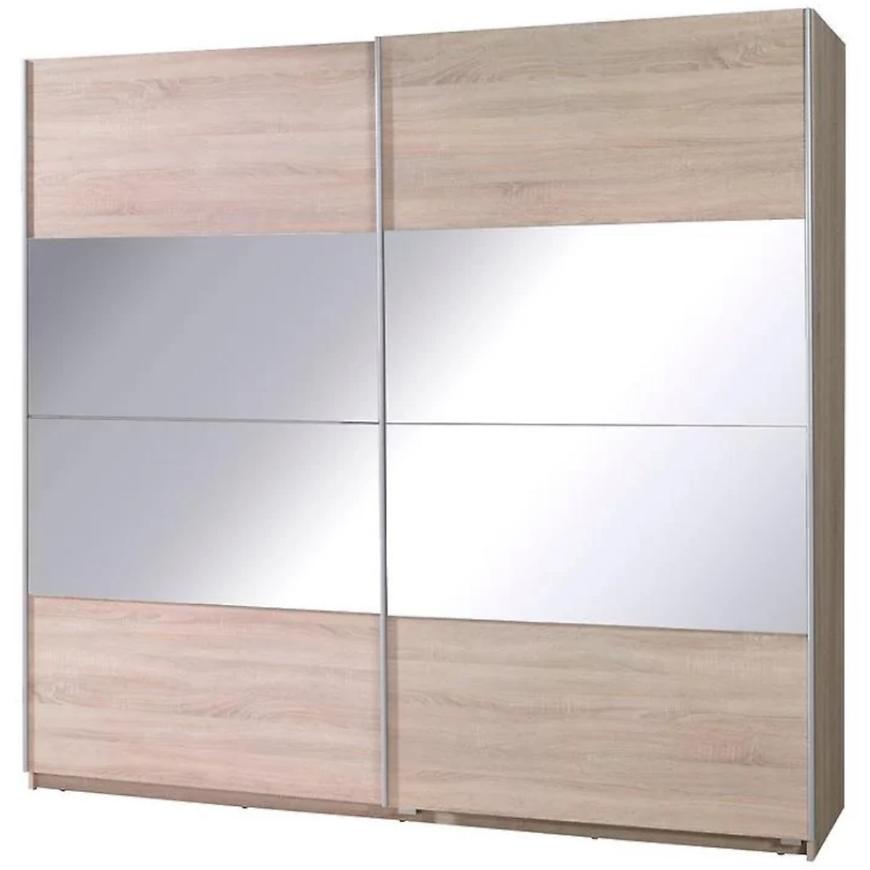 Szafa Twister 2 dąb sonoma/lustro 225 cm