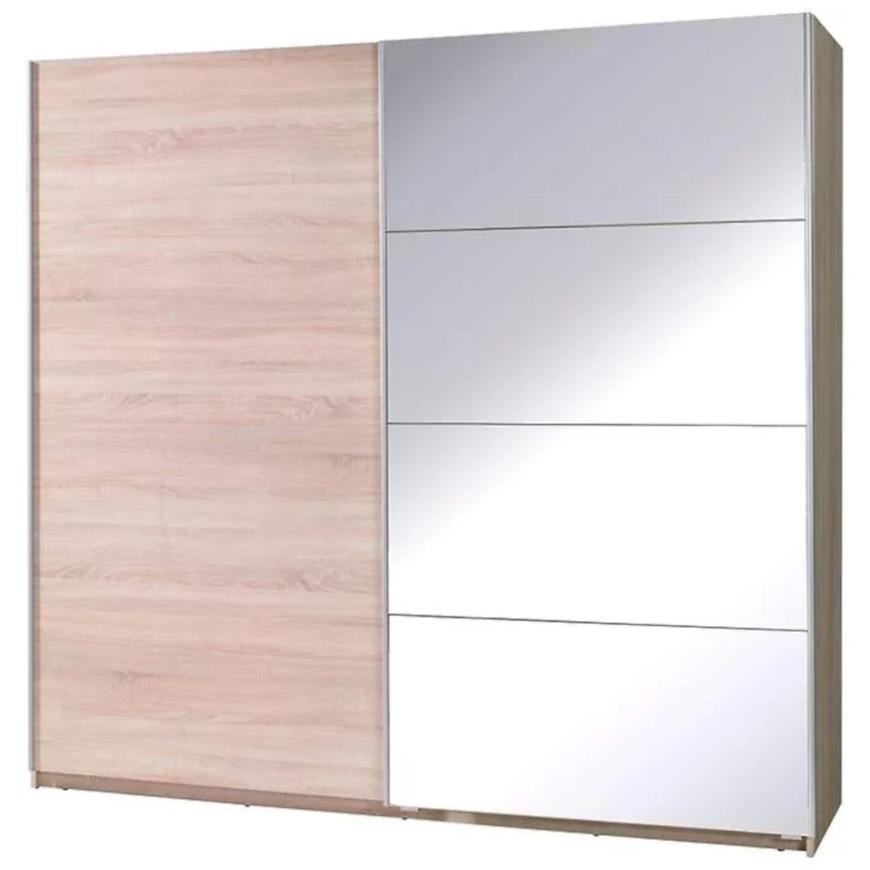 Szafa Twister 3 dąb sonoma/lustro 225 cm