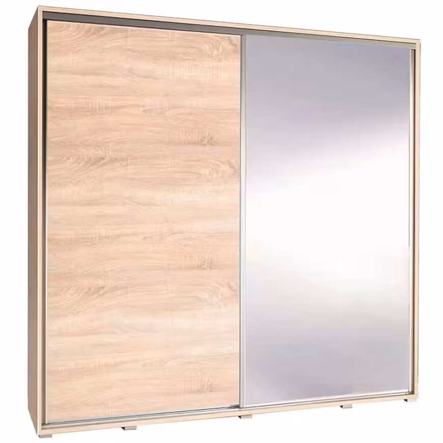 Szafa Penelopa sonoma z lustrem 205 cm