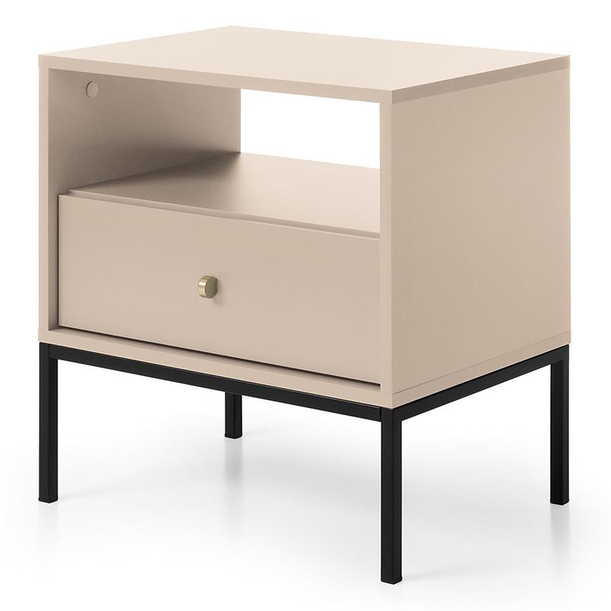Stolik Nocny Mono Ms54 Beżowy