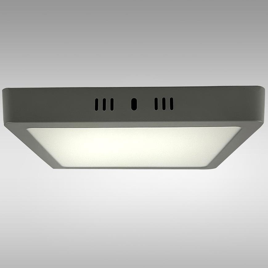 Panel LED BLOCK 24W 4200K Kwadrat Jasno szary