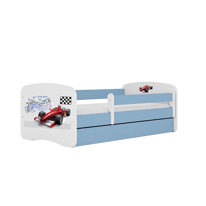 Łóżko dziecięce z materacem i szufladą Babydreams Niebieski 70x140 Formuła