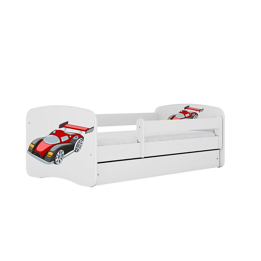 Łóżko dziecięce z materacem i szufladą Babydreams Biały 70x140 Auto