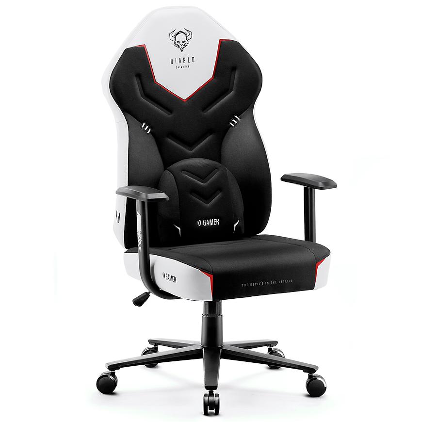 Fotel Gamingowy Dziecięcy Diablo X-Gamer 2.0 Snow White