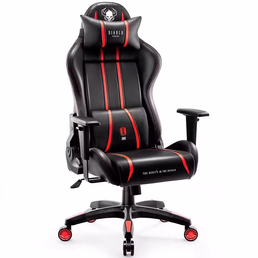 Fotel Gamingowy Normal Diablo X-One 2.0 Czarny/Czerwony