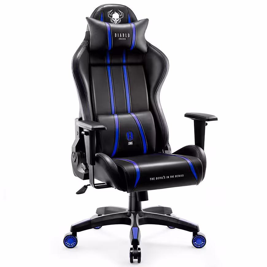 Fotel Gamingowy Normal Diablo X-One 2.0 Czarny/Niebieski