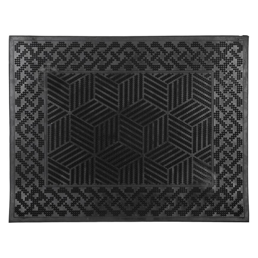 Wycieraczka gumowa zewnętrzna Emma K-303 55x41 cm geometric