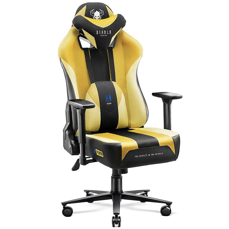 Fotel Gamingowy Normal Diablo X-Player 2.0 Dark Sunflower