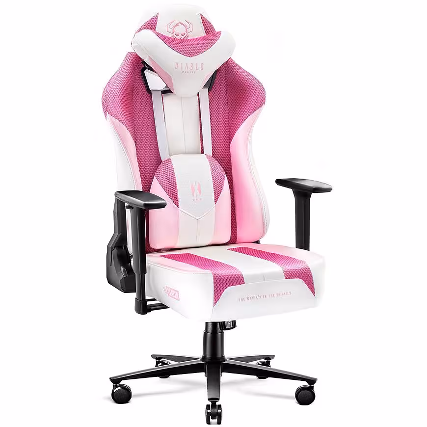 Fotel Gamingowy Normal Diablo X-Player 2.0 Pink Marshmallow