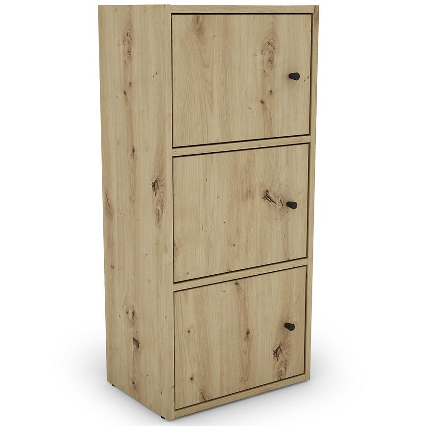 Regał KIKI artisan 2 półki 3 drzwi